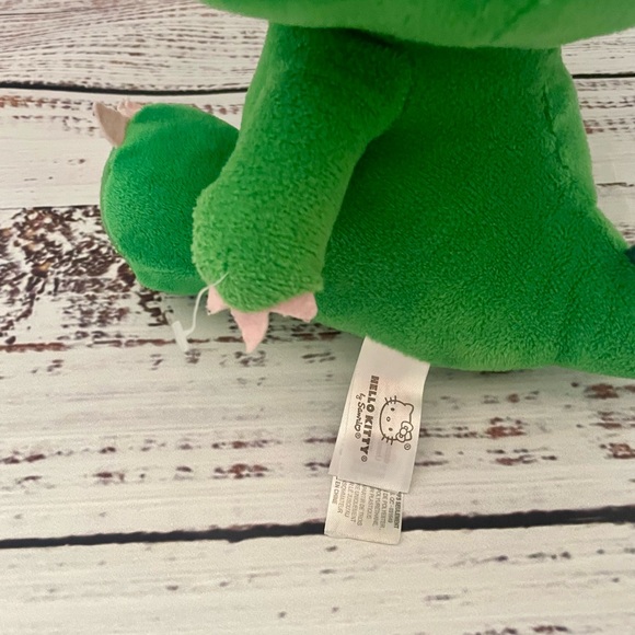 Hello Kitty Green Dinosaur Plush - Picture 3 of 5
